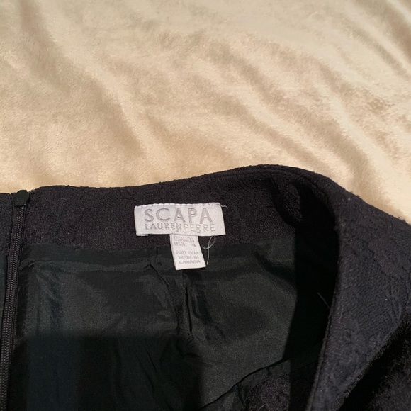 Scapa Lauren Perre Black Lace Pencil Skirt - Picture 5 of 5